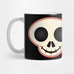 Evil and Cruel Skull and Cross Bones Cartoon Mug